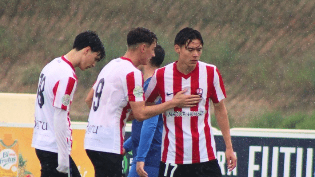 Jens Olsson y David González, los dos grandes goleadores del filial de la UD Logroñés