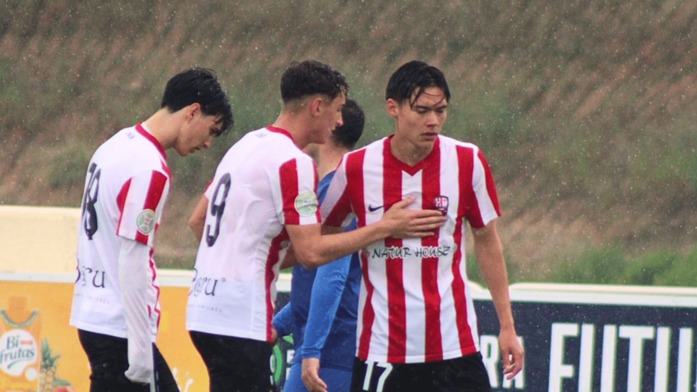 Jens Olsson y David González, los dos grandes goleadores del filial de la UD Logroñés