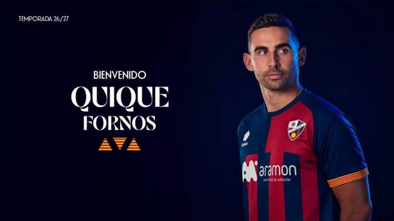Quique Fornos firma por la SD Huesca para las próximas dos temporadas.