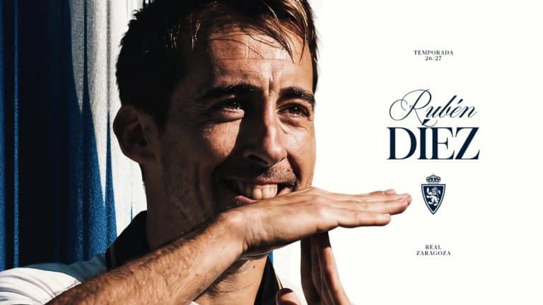 Rubén Díez vuelve a su casa, al Real Zaragoza
