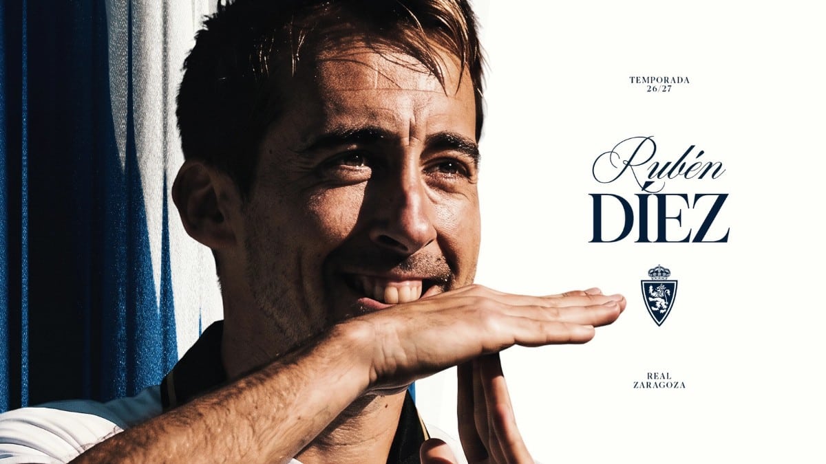 Rubén Díez vuelve a su casa, al Real Zaragoza