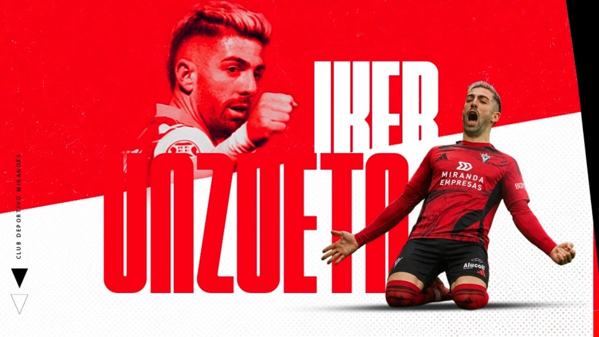 Iker Unzueta, nuevo artillero del CD Mirandés