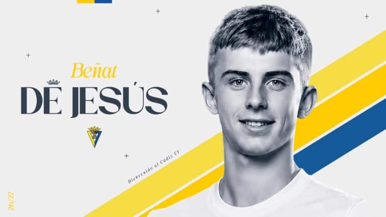 Beñat de Jesús firma con el Cádiz CF hasta 2029
