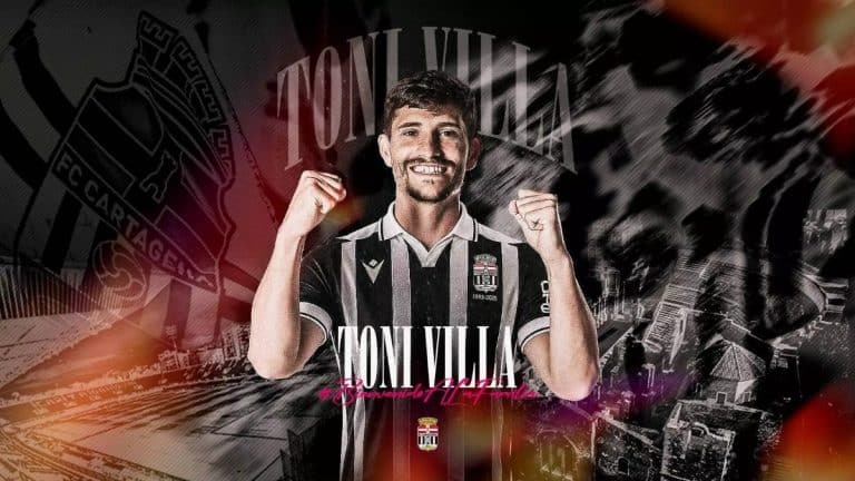Toni Villa refuerza el ataque del FC Cartagena