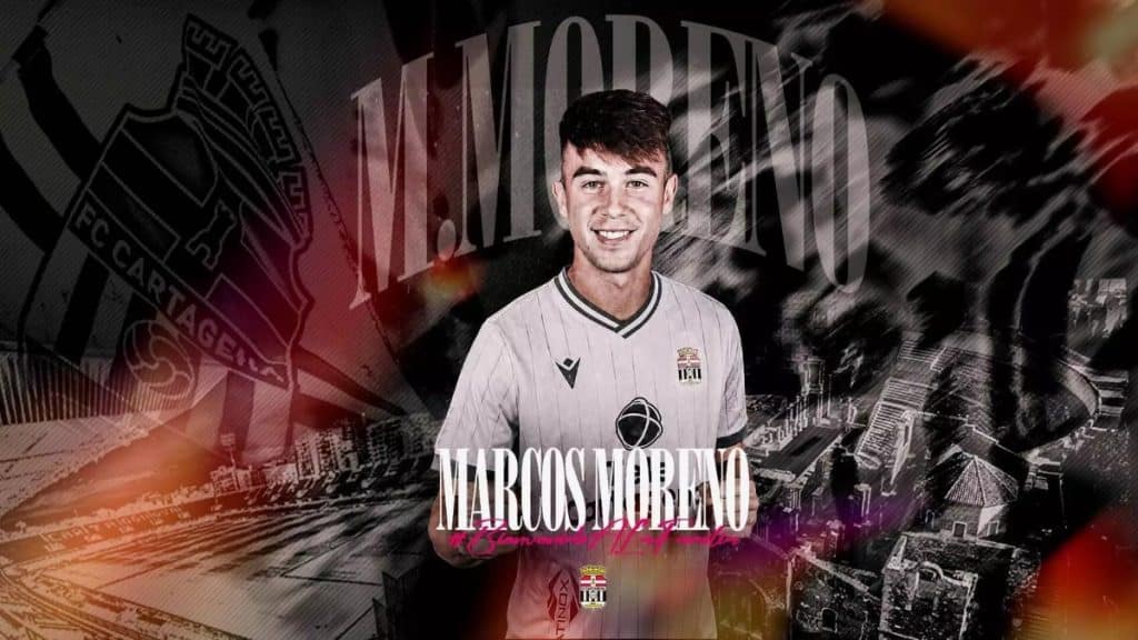 El FC Cartagena, nueva casa de Marcos Moreno