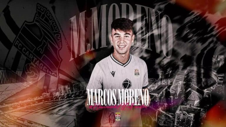 El FC Cartagena, nueva casa de Marcos Moreno