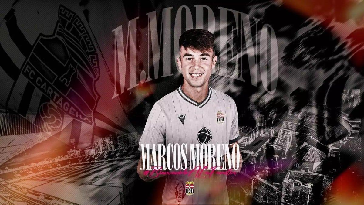 El FC Cartagena, nueva casa de Marcos Moreno