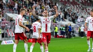 Andreu Arasa firmó un doblete con el ŁKS Lodz